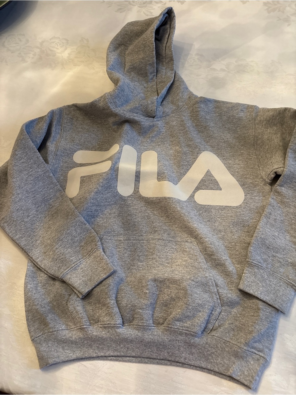 Fila grey hoodie sweatshirt